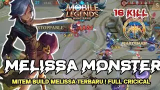TIME FOR SOME NEDLE WORK❗MELISSA MONSTER❗BULD & EMBLEM MELISA TERSAKIT 2023-Mobile Legends