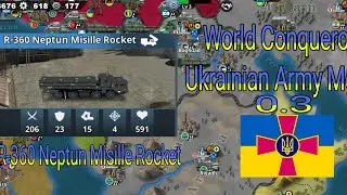 World Conqueror 4 Ukrainian Army Mod 0.3 New Rocket