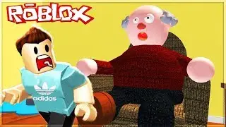 ROBBIE'S GRANDFATHER IS A CANNIBAL! A QUICK ESCAPE FROM his GRANDFATHER Grandpas House roblox Escape