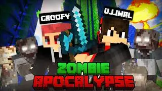 We Survived 30 Days in a Post-apocalyptic Zombie Apocalypse in Minecraft... (Hindi)