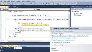 Visual Basic Tutorial   134   Catching Specific Exception Types