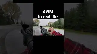 AWM in real life #shorts #weapons #sniperrifles #awm #awp #gun