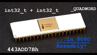 8080 Assembly Programming Tutorial: MULTI-PRECISION ADDITION