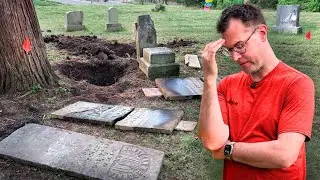 Rescuing Forgotten Gravestones In The Abandoned Cemetery