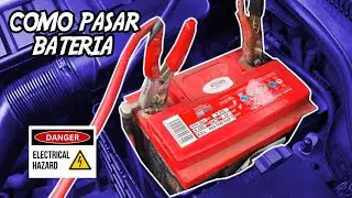 COMO PASAR BATERIA DE UN AUTO A OTRO | TUTORIAL RÁPIDO CABLES PASACORRIENTE