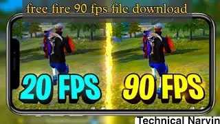 free fire 90 fps config new update🥵 ! free fire 90 fps file download in Android 🔥!!New 2022