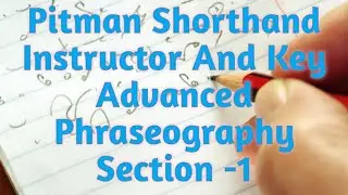 Advance Phraseography Section -1 practice through dictation|| Advance phraseography practice