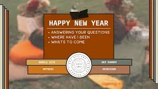 Happy New Year  |  Answering your questions