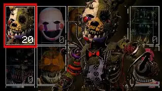 Springtrap with FNaF 2 Animatronics parts! Scraptrap! (UCN Mods)