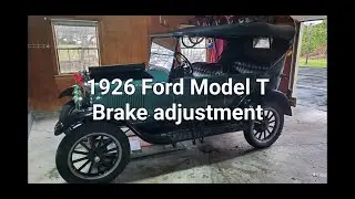 1926 Ford Model T Brake adjustment