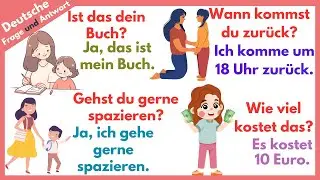 Daily German Questions and Answers A1 - B2 | Learn German with Fun