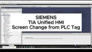 Siemens WinCC Unified Screen Change from PLC Tag
