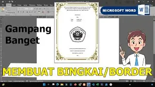CARA MEMBUAT BINGKAI / BORDER DI MICROSOFT WORD