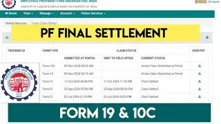 PF Full And Final Settlement Telugu | PF Form 19 & 10c Claim Telugu