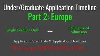 #6 University Application Deadline in Europe | Difficulties to manage