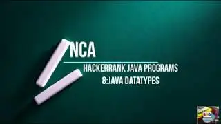 8:Java Datatypes || Hackerrank java solutions