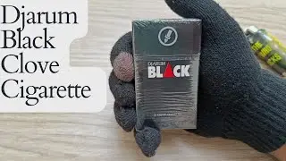 Smoking a Djarum black Cigarette - Review