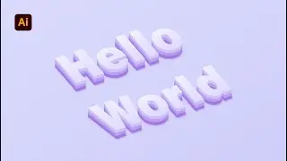 VOLUME TEXT IN ADOBE ILLUSTRATOR