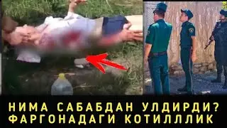ТЕЗКОР ХАБАР! ФАРГОНАДА 4-НАФАР ФАРЗАНДИНИ ОЛДИДА...