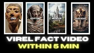 how to make virel facts video with in 5 min || faceless video channel || #ai #youtube| HISTORYBYPASS