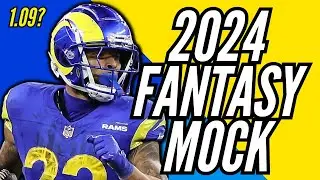 WAY-TOO-EARLY 2024 Fantasy Football Mock Draft (2 Rounds)