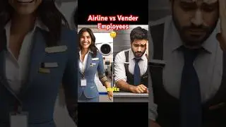 Airline vs Vendor Employee🤔 What’s the difference? #aviation #travel #airport #airplane