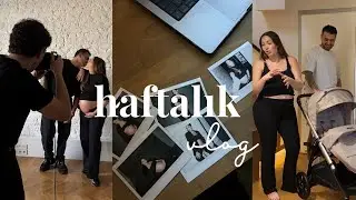 çok az kaldı!!🤰🏼| hamile fotoğraf çekimi, bebek arabası seçimi & alışverişler, günlük işler, ev hali