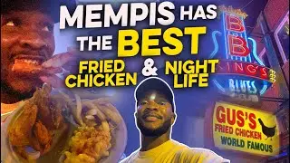 MEMPHIS TRAVEL VLOG:BEALE STREET : GUS'S WORLD FAMOUS FRIED CHICKEN