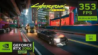 Cyberpunk 2077 | RTX 2060 Super | DLSS 4 | 6x MFG | Ray Tracing | Path Tracing | 1080P
