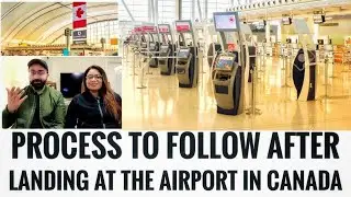 What happens at Airport in CANADA during first Landing!!