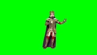3D Green Screen Character king Free 3d Explainer kit