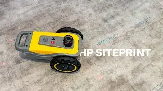 Den här roboten skriver på golvet!