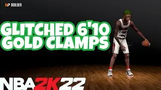 Glitched 6'10 Gold Clamps 2 Way Facilitating Finisher 🔥 Rare Glitch Nba2k22 Next Gen