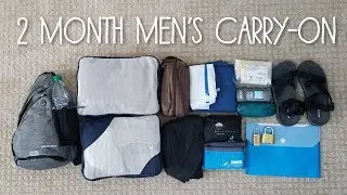 6 Month (or more) Men’s Carry-On Packing List | Minimalist Onebag Travel