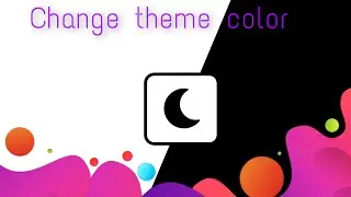 Change theme color website with HTML CSS and Javascript
