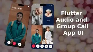 🔴 Flutter: Audio and Group Call App UI - Devhubspot