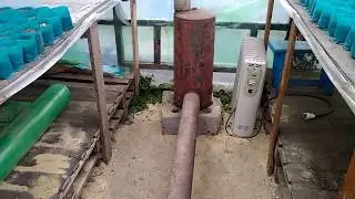 Надёжный и простой способ отопления рассадника.