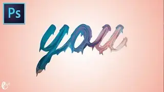 Create Paint Effect Text -Tutorial Photoshop