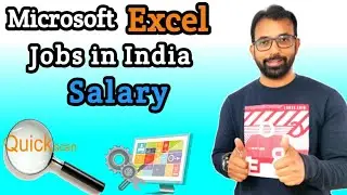 Excel Jobs in company | Microsoft Excel jobs in India, Salary Company