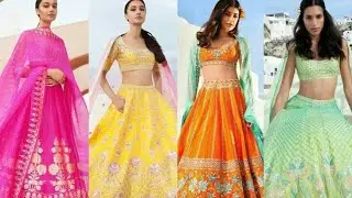 designer anitha dongre 2020's lehanga choli  designs// fashionlifewithmeena