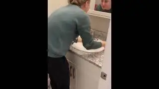 Replacing her soap by a potato