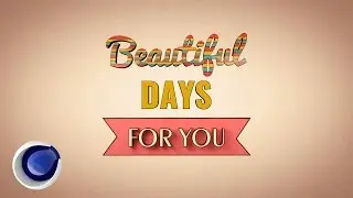 Динамичная текстовая анимация в Cinema 4D (Dynamic Text Animation in Cinema 4D)
