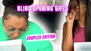 Blind Opening Gifts that we got each other #stephandnova
