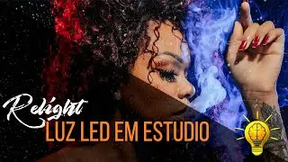 Relight   Luz Led em estudio   Da pra fazer a mesma luz que um flash?