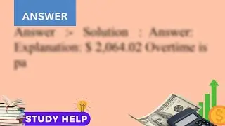 Anne is a non exempt payroll clerk who makes 50 000 per year and is paid bi weekly She works a 37...