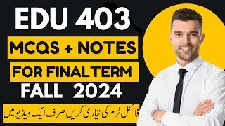 Edu403 Final Trrm Preparation 2024 Edu403 important mcqs