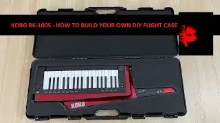 KORG RK-100S 2 Keytar - How To Build Your Own DIY Flight Case (Negrini 1690ISY) #korgrk100s2