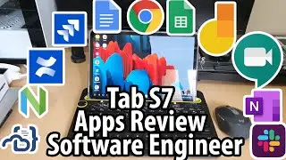 Apps I Use for Work From Home with only Samsung Galaxy Tab S7 as a Software Engineer
