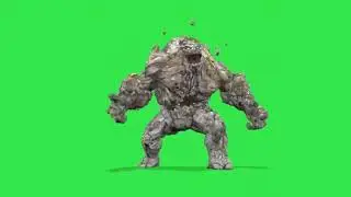 Monster  on Green screen | Green Screen Animation | Green Screen