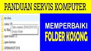 Cara menampilkan isi folder yang kosong